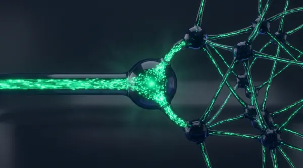 Comparação visual entre dois canais de anúncio: busca tradicional e conversa com inteligência artificial