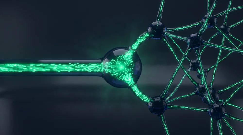 Comparação visual entre dois canais de anúncio: busca tradicional e conversa com inteligência artificial