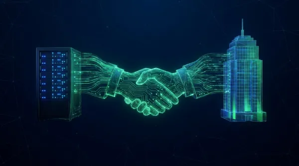 Infográfico técnico detalhando o fluxo de integração de conversões offline entre CRM e Google Ads via API.